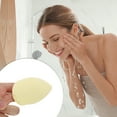 thumbnail image 5 of Unique Bargains 5 Pcs Compressed Facial Sponge Teardrop-shaped Reusable Cleansing Puff Yellow, 5 of 5