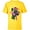 Yellow, variant on Disney Channel Zombies 3 Zed Wild Style Z-O-M-B-I-E-S 3 - Short Sleeve T-Shirt for Kids - Customized-White