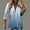 Blue, variant on SHOPESSA Womens Tops Plus Size Long Sleeve Workout Shirts Casual Printed Turn-down Collar Cardigan Button Down Blouse Tops