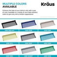 thumbnail image 4 of Kraus KRM-10GREY KRAUS Multipurpose Over Sink Roll-Up Dish Drying Rack in Grey, 4 of 12