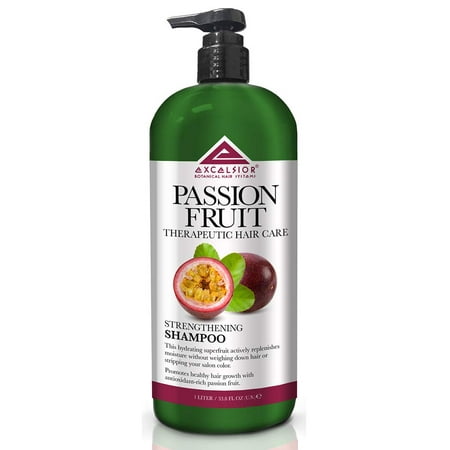 Excelsior Deep Cleansing Passion Fruit Strengthening Shampoo, Removes Surface Dirt, Improves Dull & Lifeless Hair, Extracts & Eradicates Toxins & Impurities, Promotes Healthy Hair Growth 33.8