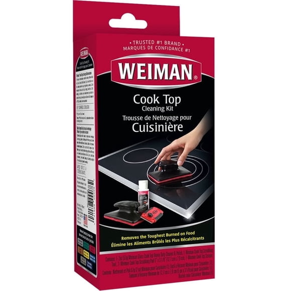 Weiman Trousse de Nettoyage pour Dessus de Cuisinière en Verre