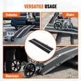 thumbnail image 6 of Portable Wheelchair Ramp, 8 ft 800 lbs Capacity, Non-Slip Aluminum Folding Threshold Ramp, Foldable Mobility Scooter Ramp Wheel Chair Ramp, Handicap Ramp for Home Steps, Stairs, Doorways, Curbs, 6 of 6