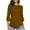 Khaki, variant on Women's Short Sleeves 3/4 Sleeves Casual Tops Pullover Blouse T-Shirt