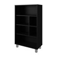 thumbnail image 2 of 3-Shelf Black Melamine Bookcase / Ideal for Displaying Office Decor, 2 of 4