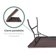 thumbnail image 4 of Mesa Plegable Top Living de Plástico Estilo Ratán, 4 of 9