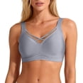 thumbnail image 4 of PNTUTB Plus Size Jelly Bra for Women,Lightweight Comfortable Push-Up Bra Flattens Large Breasts Wire-Free Seamless Bra, 4 of 6