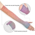 thumbnail image 3 of ALAZA Gradient Polka Dots UV Sun Protection Arm Sleeves UPF 50+ Compression Cooling Sleeve 1 Pair, 3 of 7