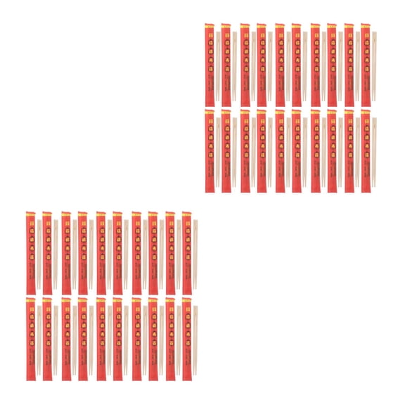 Masteelf 76 Pairs 9 Inch Disposable Bamboo Chopsticks Individually Wrapped For Wedding Banquets Celebrations Parties And Special Events