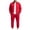 Red, variant on Squevariel Men's Long Sleeve Tracksuits Set Zipper Running Sports 2 Pieces Set with Pockets
