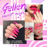 Gellen Gel Nail Polish Kit, 12 Colors Bright and Pastels Gel Polish Starter Kit - with 72W UV/LED Nail Lamp & Nail Base Coat & Glossy & Matte Top Coat Salon Manicure Set