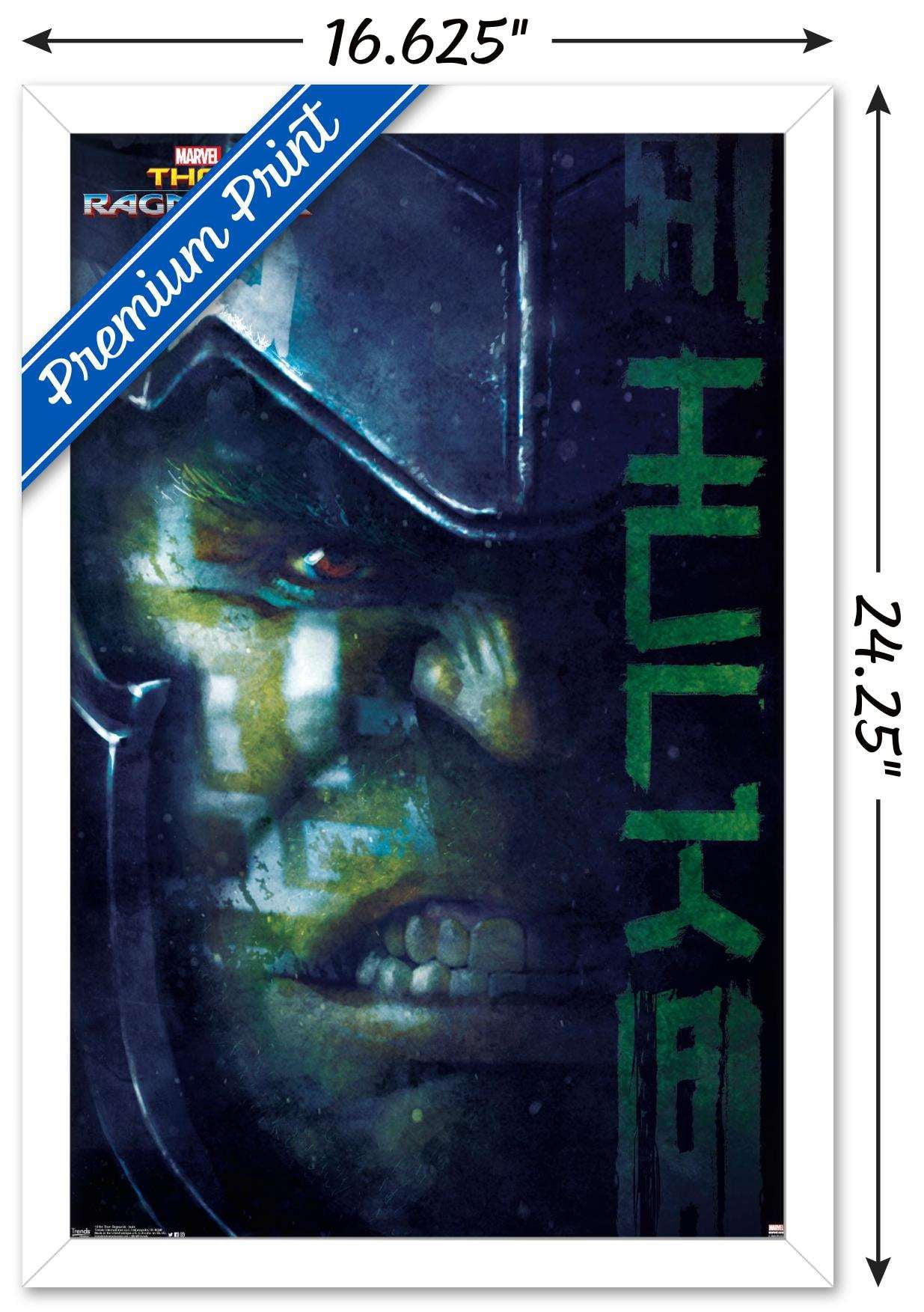 Marvel Cinematic Universe - Thor - Ragnarök - Hulk Wall Poster, 14.725" x 22.375", Framed