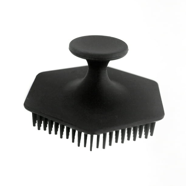 Cepillo De Limpieza Facial De Silicona En Miniatura Cepillo Exfoliante Suave Cepillo De Limpieza De Ducha Hexagonal Para Todas Las Pieles Negro sonducket HA013498-00