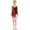 Red, variant on YUUMIN Kids Girls Shiny Rhinestone Ballet Dance Skating Dress Color Block Gymnastics Leotard Dance Unitards Red 10