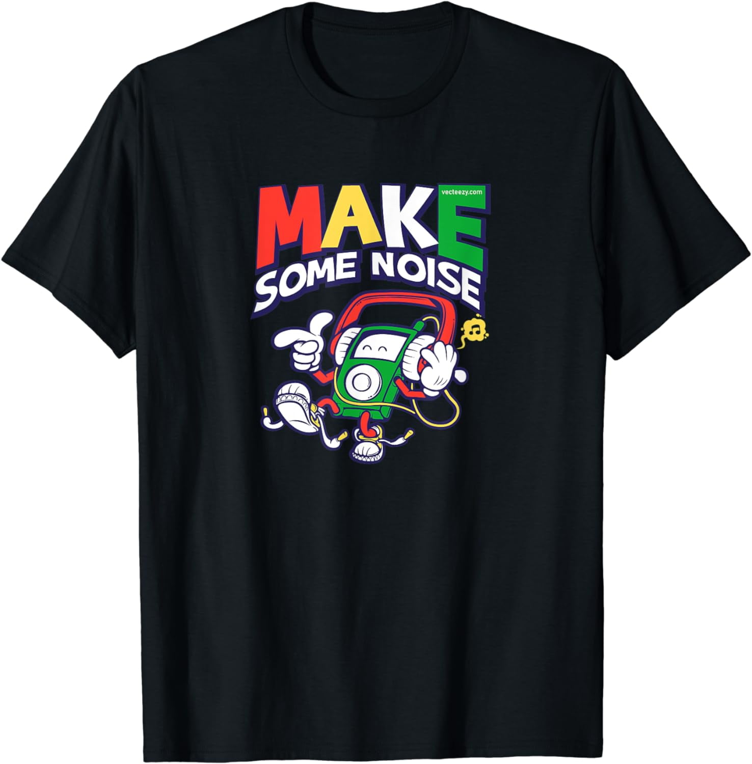 Party T-Shirt Make Some Noise Music Funny T-Shirt T-Shirt