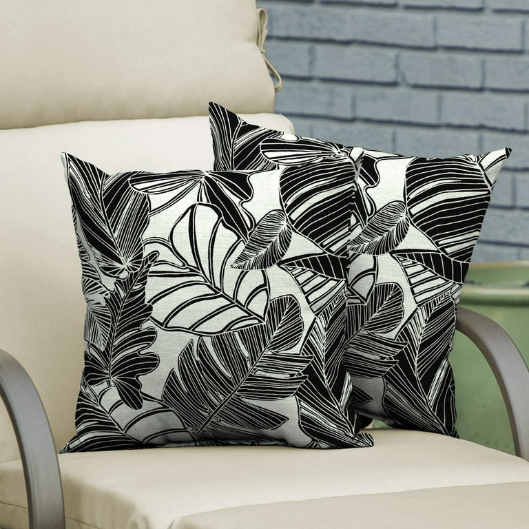 Mainstays Black and White Tropical 16