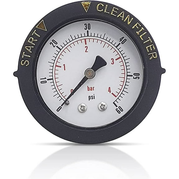 Pool St ECX2712B1 Pressure Gauge Replacement for Hayward DE, Sand and Cartridge Filters | Compatible with Hayward ProGrid DE Filter, SwimClear Filter and XStream Filters | Also Replaces 190059