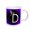 White, variant on 3drose, Letter D, 11oz Mug