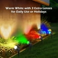 Spotlight Outdoor, 10W LED Spot Lights Outdoor 2700K Warm White with 3