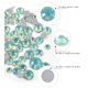 thumbnail image 3 of Diferentes diamantes de imitación para decoración de uñas, arte de uñas 3D con piedras preciosas de diamantes de imitación de cristal con parte posterior plana, 3 of 5