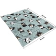 thumbnail image 4 of Black Corgi Blanket,Comfortable Soft Lamb Wool Throw Blanket,All Season,Warm Lightweight Blankets for Sofa Bed Couch Living Room Chair,60"x80", 4 of 4