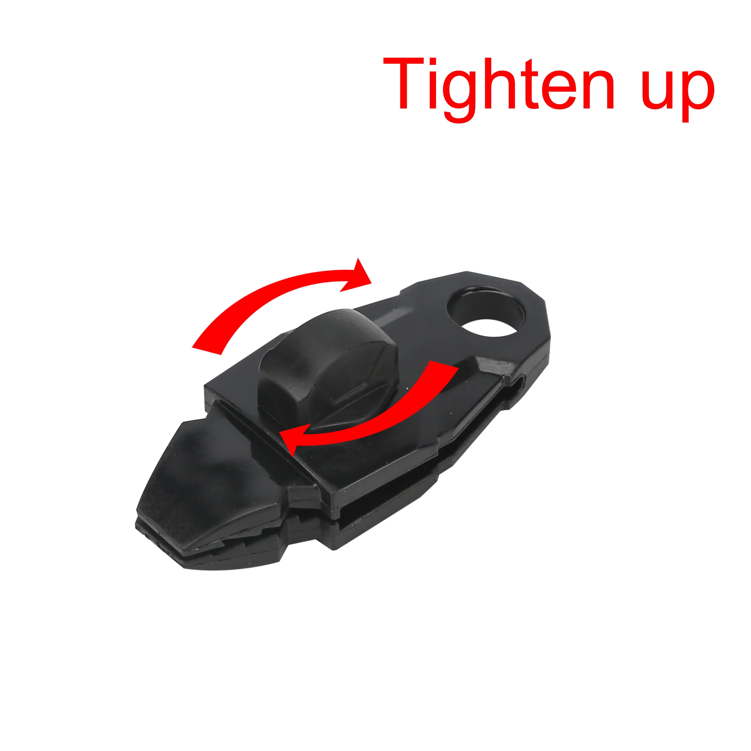 Xstrap Tarp Clips, Heavy Duty Lock Grip, Black Nylon Material 4-Pack