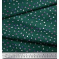 thumbnail image 2 of Soimoi Poly Georgette Fabric Texture & Triangle Geometric Printed Craft Fabric by The Yard 42 Inch Wide, 2 of 3