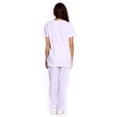 thumbnail image 3 of Ensembles de Blouses Médicales pour Femmes à Six Poches (Col en V avec Pantalon Cargo) - Blanc, 3 of 3