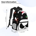 thumbnail image 2 of Goofa The Nightmare Before Christmas Pattern Casual Backpack – School Backpack Lightweight & Ergonomic Design, Water-Resistant, Spacious & Comfortable, Travel, 2 of 6