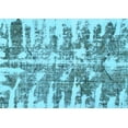 thumbnail image 1 of Ahgly Company Indoor Rectangle Abstract Light Blue Modern Area Rugs, 8' x 12', 1 of 4