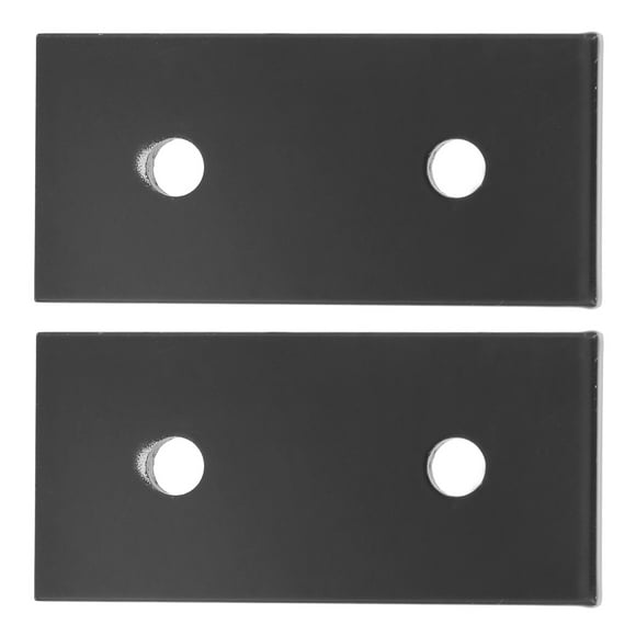 2 Trous Plaque de Jonction, Résistance à la Compression Noir Rectangle Délicat Petite Plaque de Connexion pour Commodes 3030,4040