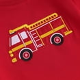 thumbnail image 6 of Akiihool Toddler And Newborn Matching Outfits Toddler Baby Long Sleeve Sweatshirt Top Jogger Pants Clothes Set Red,2-3 Years, 6 of 9