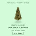 thumbnail image 4 of Good Tidings 7.5-Foot Pre-Lit Vermont Christmas Tree with 400 Clear Lights, 4 of 4