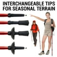 thumbnail image 6 of 53" Purple Shock-Resistant Adjustable Trekking Pole, 6 of 7