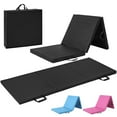 thumbnail image 3 of CAP All Purpose Folding Anti Tear Exercise Training Aerobic Fitness Gym & Balance Mat. 72"L x 24"W x 2" Thick, Black, 3 of 6