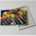 thumbnail image 3 of Spices Canvas Wall Art Colorful Kitchen Wall Decor Spice Poster Prints Herb Spoon Food Picture Artwork for Home Living Room Kitchen Dining Room Restaurant Decoration - 12x18 Inch, 3 of 6