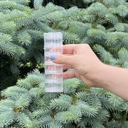 Everything Mary Round Stackable Clear Plastic Containers 6-Pack – Craft & Bead Storage Jars