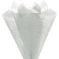 thumbnail image 1 of 20-Sheet Korean Cotton Wrapping Flower Paper, Waterproof Floral Paper for Bouquets/Gift Packaging [Gray], 1 of 5