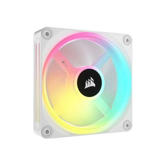 CORSAIR iCUE LINK QX120 RGB - Case fan - with temperature sensor - 120 mm - white