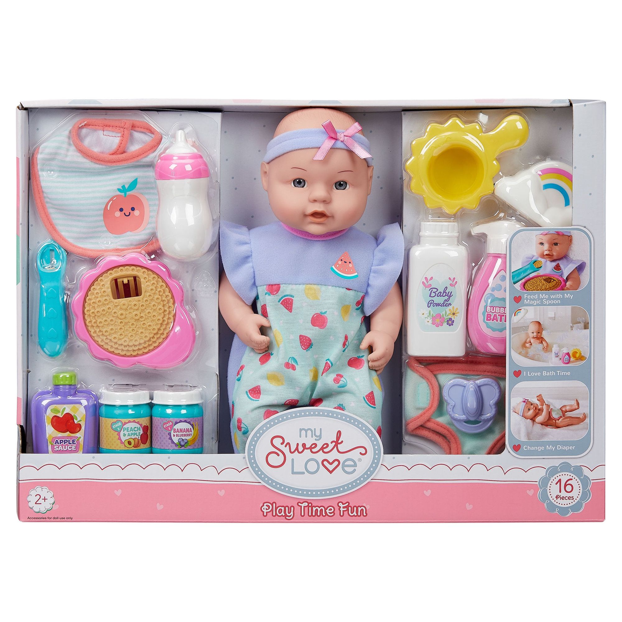 My Sweet Love 12.5" Play with Me Play Set, 16 Pieces Included - image 5 of 5