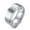 Silver, variant on Star of David with Hamsa Spinner Ring from Israel, Jewish Magen Star Hexagram & Judaica Hand of Fatima Amulet Symbol Rotatating Fidget Relieve Finger Ring for Men Women, #11, Silver