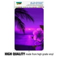 thumbnail image 3 of Beach Sunset Hibiscus Flower Hawaiian Purple Home Business Office Sign, 3 of 6