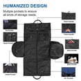 thumbnail image 4 of Home Textile Storage Convertible Travel Bag To Carry Outfit Set 2 In 1 Business Travel Bag With Option To Hang Formal Wear, 4 of 5