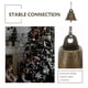 thumbnail image 3 of Campana de cuerno de bronce de 25 piezas, decoración colgante de árbol de Navidad, campanas pequeñas, Mini decoración de cobre de latón, adorno decorativo de Metal, 3 of 4
