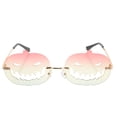 thumbnail image 1 of unbranded 1Par Gafas De Sol Calabaza Multicolor Con Uv Sin Montura Para Mujer Fiesta, 1 of 8
