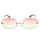 thumbnail image 1 of 1 par de gafas de sol sin montura, gafas de sol funky, gafas de fiesta disco, gafas geniales, 1 of 6