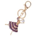 thumbnail image 1 of AURARMLET Colgante Llavero De Bailarina En Púrpura Para Y Con Estilo Y, 1 of 8
