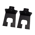 thumbnail image 3 of Garage Organizer Rimmer Rack Hanger Multiuse Multiuse Servicio pesado con protección Negro 2 piezas, 3 of 8
