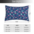 thumbnail image 2 of Salouo Plants And Flamingos Pattern Pillow Cases,1PC Pillow Covers with Envelope Closure Decorative Pillow Case for Bed Couch,Pillows Not Included-16"x24", 2 of 6