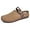 Brown, variant on Women's Clogs with foot arch pad - Lightweight Breathable Shoes for Walking, Casual Wear & Indoor Comfort